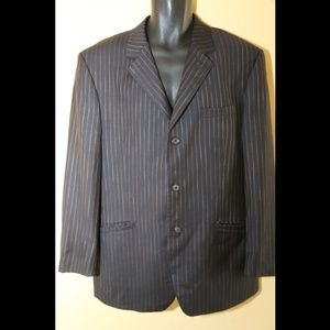 Mens Versace classic Striped blazer 100% wool